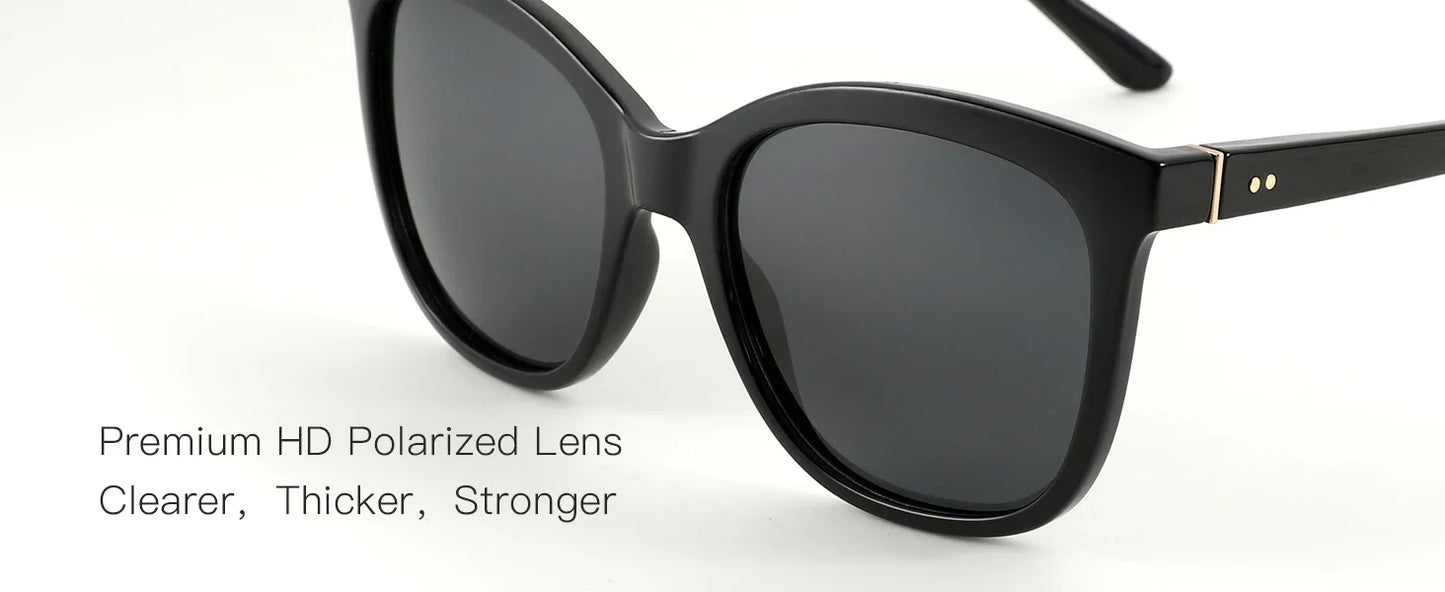 2026 Fashion Butterfly Polarized Sunglasses Women UV400 Protection Shade Ladies Oversize Square Sun Glasses ZS2227