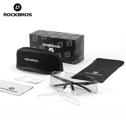 Photochromic Glasses MTB Road Bike Cycling Sunglasses UV400 Protection Outdoor Riding Sports Bicycle Goggles Eyewear