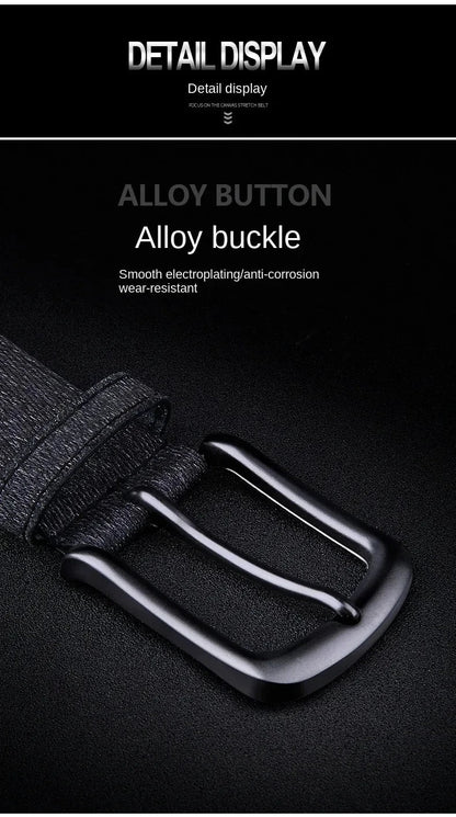 Men Belt Braided Elastic Belt for Men Stretchy Woven Canvas Fashion Belt for Versatile Jeans and Pants