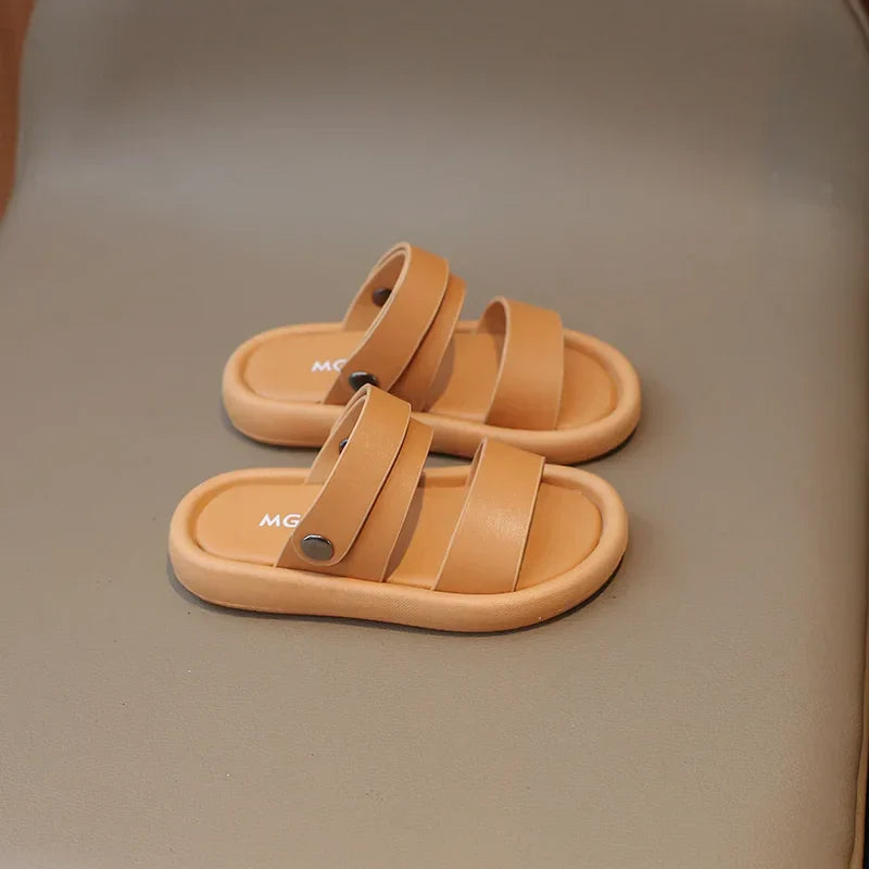 Children's Sandals 2026 Summer New Style Beach Shoes Soft Bottom Boys' Shoes Trendy Casual Wear Ideal for Outdoor Activities