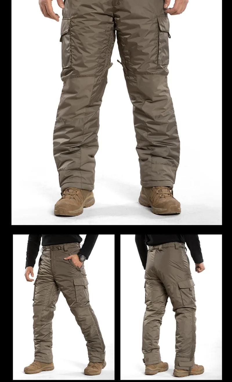 Winter Outdoor Camouflage Tactical Military Warmth Mountaineering Hiking Men Splash and Wind Proof Ski Pant