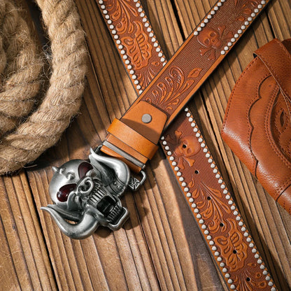 A Casual and Retro Belt, a Waist Accessory for Western-Style Clothing, Metal Buckle, PU Belt, Suitable for Both Men and Women