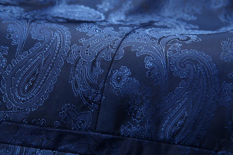2025 New High-end Suit Collar Jacquard White Vest for Men, Black Sleeveless Waistcoat,navy Blue Billiards Uniform,magician Vests