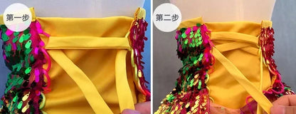 Summer Stage Princess Girls Casual Dresses Sequin Tutu Children Costume Robe Fille Party Baby Clothing Dance Kids Dress Vestidos