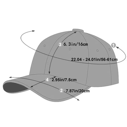 Unisex Star Iron Ring Baseball Caps Spring and Autumn Outdoor Adjustable Casual Hats Sunscreen Hat
