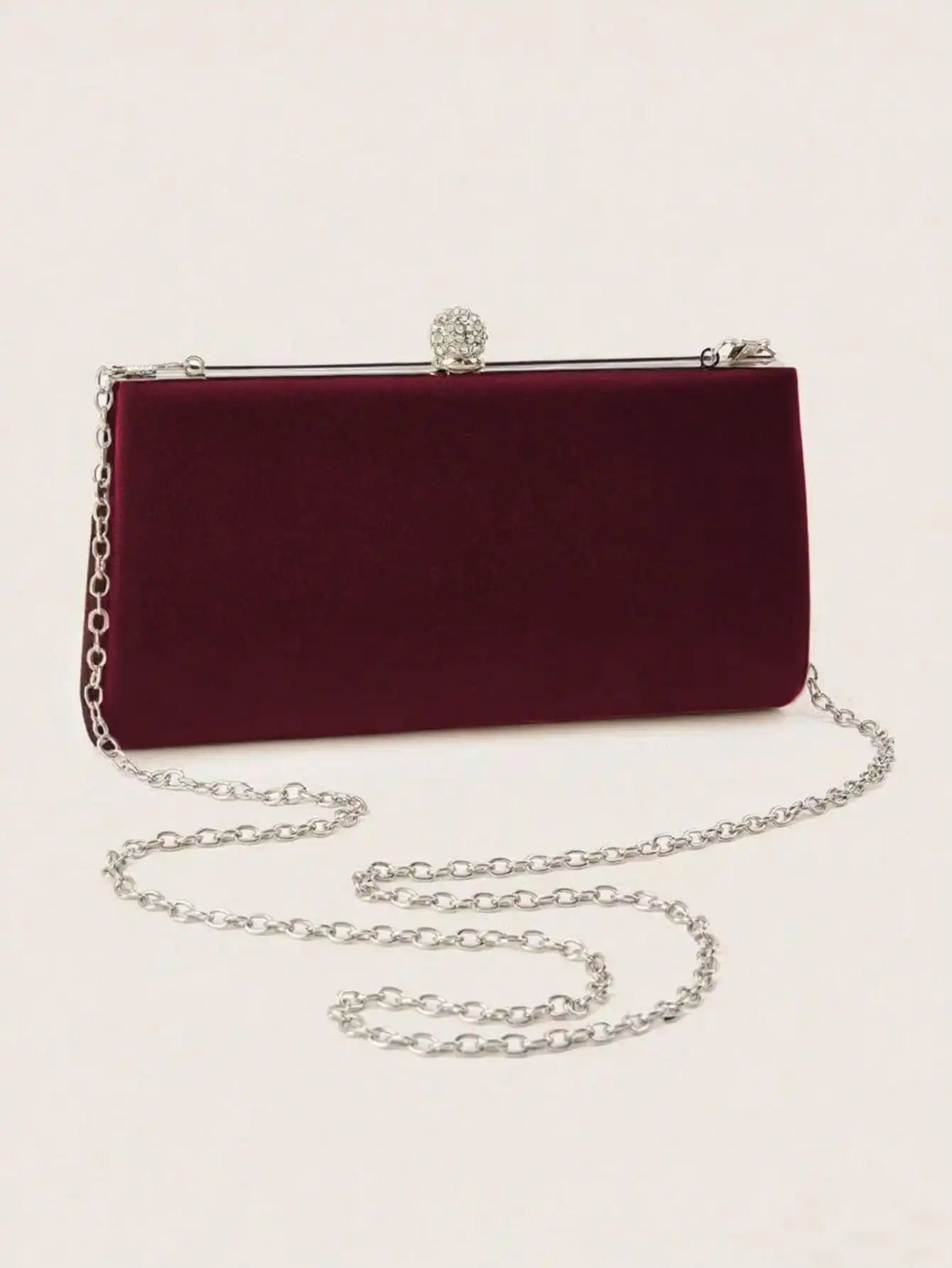 Fashionable, elegant, sparkling rhinestone women's clutch, evening bag, party bag, exquisite and charming ball banquet bag.