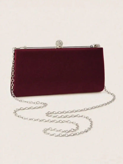 Fashionable, elegant, sparkling rhinestone women's clutch, evening bag, party bag, exquisite and charming ball banquet bag.