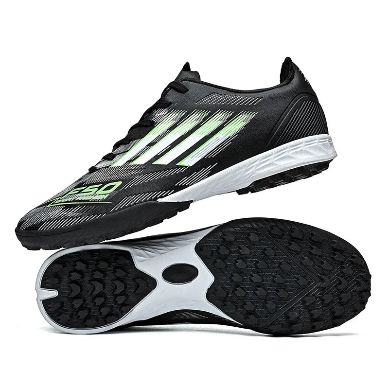 Soccer Cleats for Men Women Breathable Cushioned Insole Anti-Slip Football Shoes for AG/TF Outdoor Sports Boots