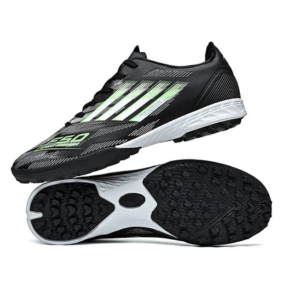 Soccer Cleats for Men Women Breathable Cushioned Insole Anti-Slip Football Shoes for AG/TF Outdoor Sports Boots