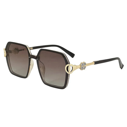 2025 New Sunglasses Ladies Glasses Alloy Legs with Diamound Sunglasses Women Luxury Gafas De Sol UV400