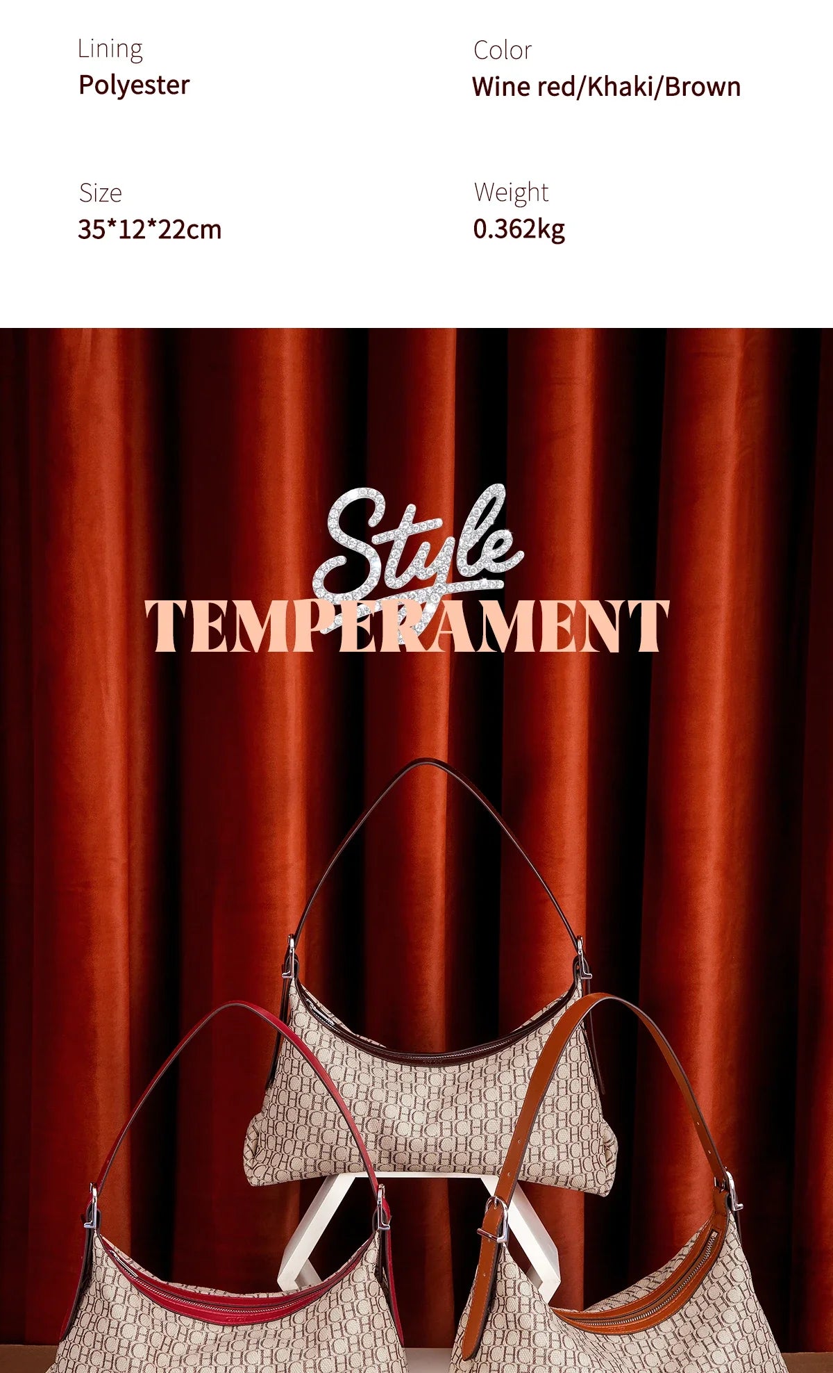 Fashion Classic Retro Women's Handbag 2025 Autumn/Winter Business Commuter Large Capacity Leisure Bag Shoulder Bag
