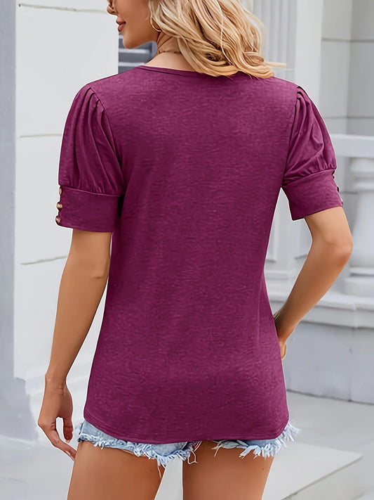 Women Large Knitted Casual T shirt Comfortable Loose Fit round Neck Short Sleeve Tees for plus Size Ladies
