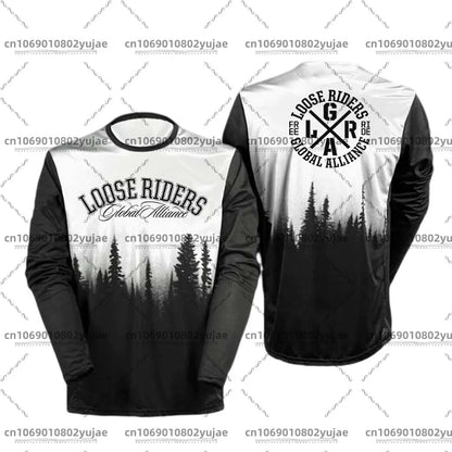 2025 newcomer motorcycle riding jerseys Loose rider shirt DH off-road motorcycle breathable sports T-shirt