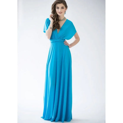 Sexy Women Multiway Wrap Convertible Boho Maxi Club Red Bandage Long Dress Party Bridesmaid Infinity Robe Longue Femme