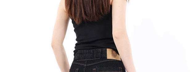 American Retro Deconstructed Bla Knife  Jeans Women's Loose Silhouette Wide Leg Floor Length Trousers Casual High Waist...