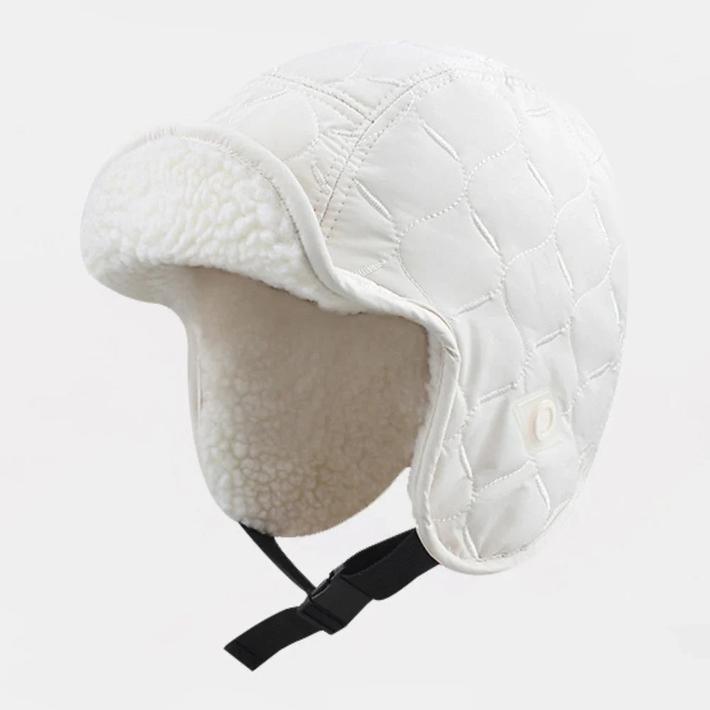Russian Hat Thick Warm Winter Hats for Men Women Fleece Lined Trapper Bomber Hat Male Female Snow Ski Trapper Earflap Cap