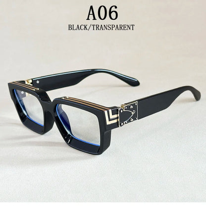 Square Sunglass Men Retro Millionaire Sunglasses Women 2025 Trendy Vintage Vacation Fashion Glasses Gafas De Sol Hombre Lunette