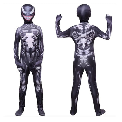 New Venom Costume Cosplay Superhero Venom Spiderman Costumes Cuit Jumpsuit Bodysuit Anime Halloween Adult Kids Children Boys