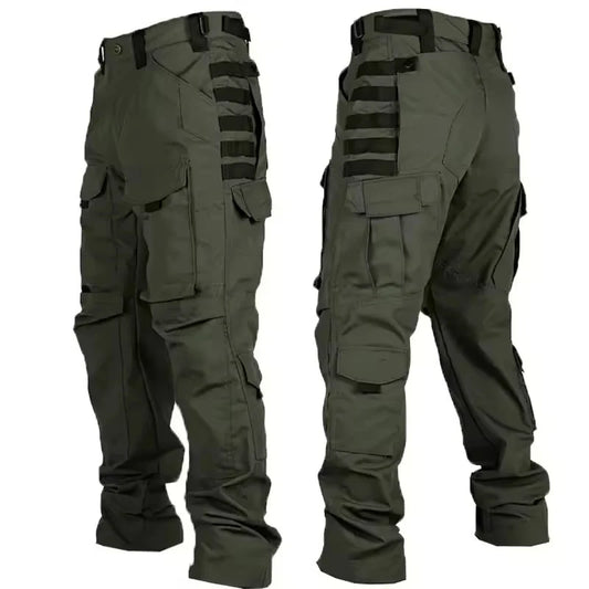 New Men Tactical Pants Quick Drying Multi-Pocket Cargo Pants Casual Tactical Trousers Wear-Resistant Work Traning Pant Loose
