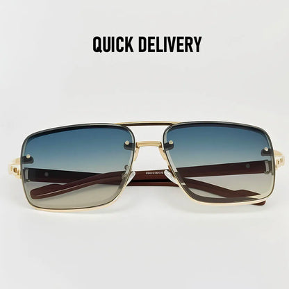 UV400 Protection Square Sunglasses Women 2026 Luxury Brand Design Sunglass Men Vintage Fashion Glasses Dropshipping Gafas De Sol