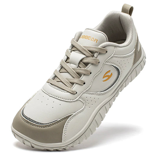 Wide Toe Shoes Unisex Artificial Barefoot Sneakers Casual Lace Up Outdoor Travel Shoes for Women Men