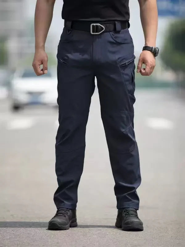 Men's Military Cargo Elastic Camping Hiking Trekking Climbing Outdoor Sports Trousers Spring Autumn Tactical Quick Dry Pants