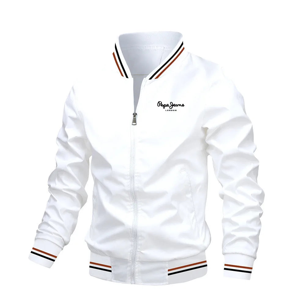2025 Spring Summer Bomber Jacket Men Black Casual Slim Fit Baseball Mens Jackets New Autumn Fashion High Quality Jackets for Men
