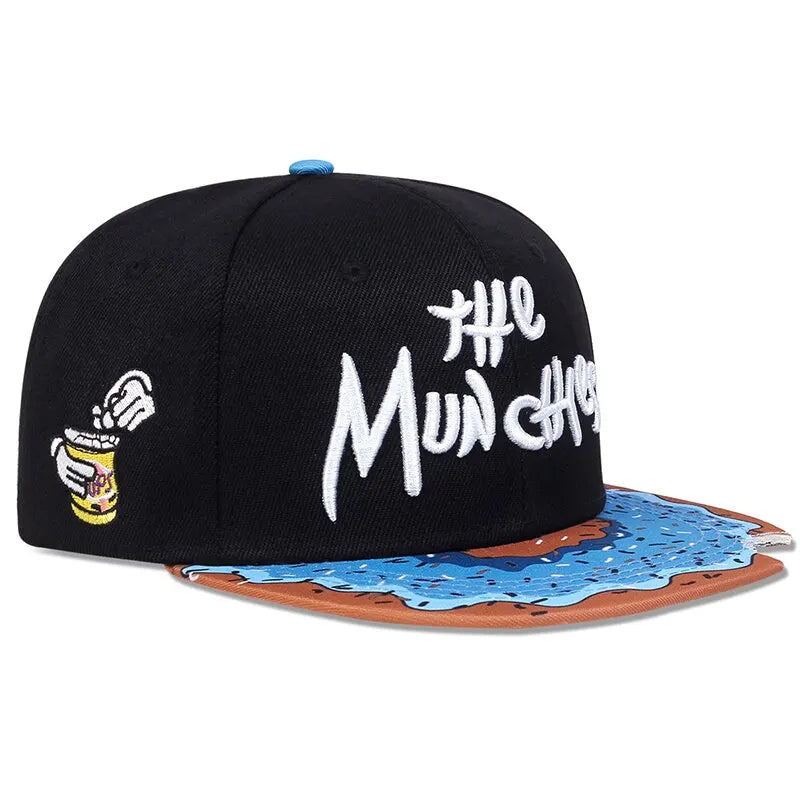 Unisex Letter Embroidery Watermelon Printing Hip-hop Hats Outdoor Adjustable Casual Baseball Caps Sunscreen Hat