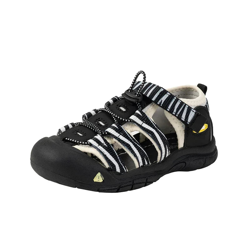 Boys Girls Casual Toes Capped Shoes Soft Sole Kids Sport Sandals Non-slip Children Summer Beach Shoes Classic Pull Rope 2025 New