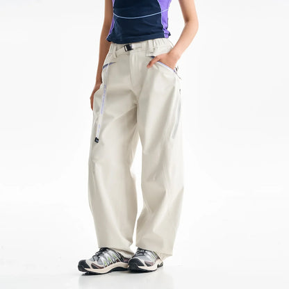 Ultra Loose Lightweight Outdoor Functional Pants Men Women Waterproof Quick Dry Techwear Wide Leg Cargo Pant Track Trouser