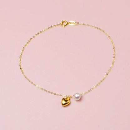 Real 18K Yellow Gold Bracelet Au750 Fine Jewelry Wedding Gift Bridal Box Brand Trendy Chains For Women