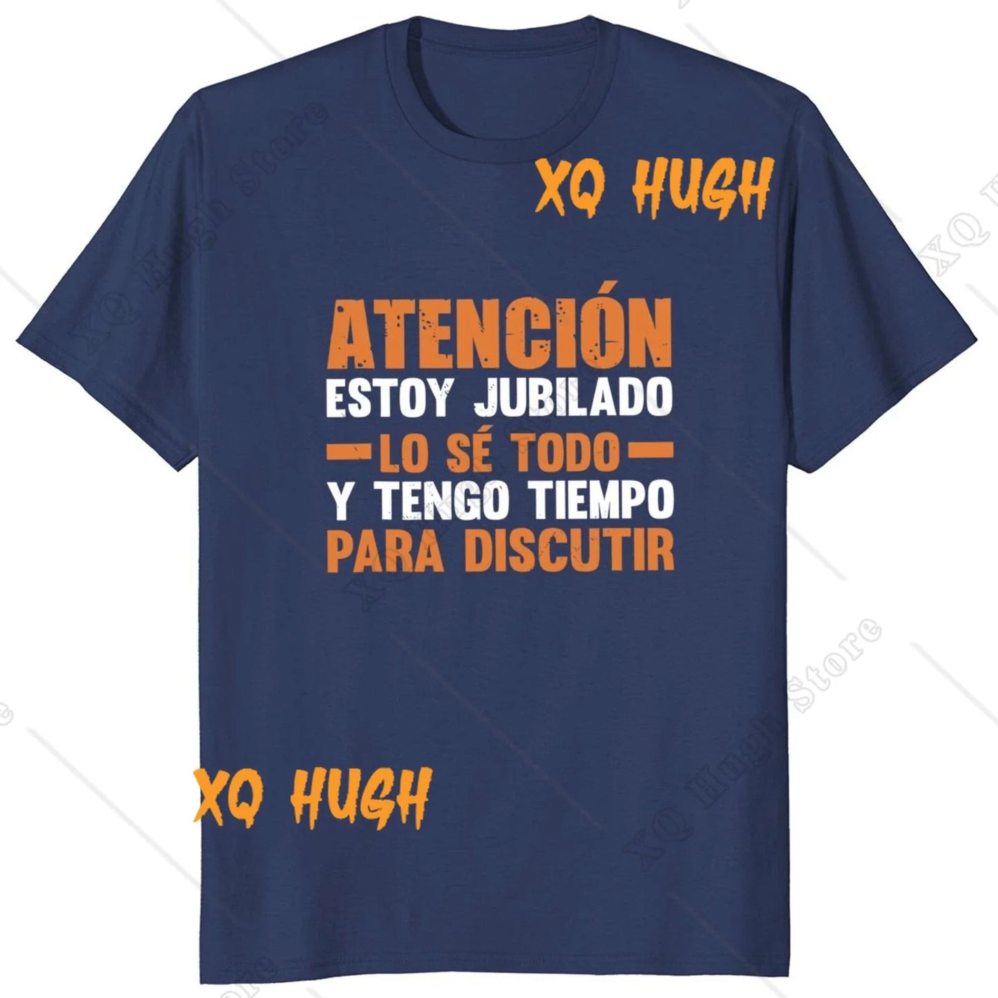 Spanish Retirement Retires Papa Grandpa Dad Gift Tee Tops 100% Cotton Soft Unisex Casual T-shirts Retro I'm Retired Harajuku