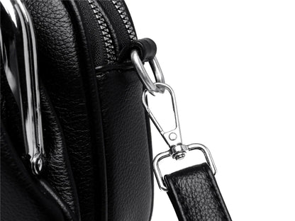 Elegant Shoulder Bag for Women Soft Leather Crossbody Bags Designer Multiple Pockets Messenger Bag Ladies Purses and Handbags