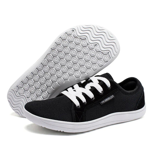 Wide Toe Barefoot Shoes Womens Mens Outdoor Lace Up Running Sneaker Zero Drop Comfortable Casual Shoes