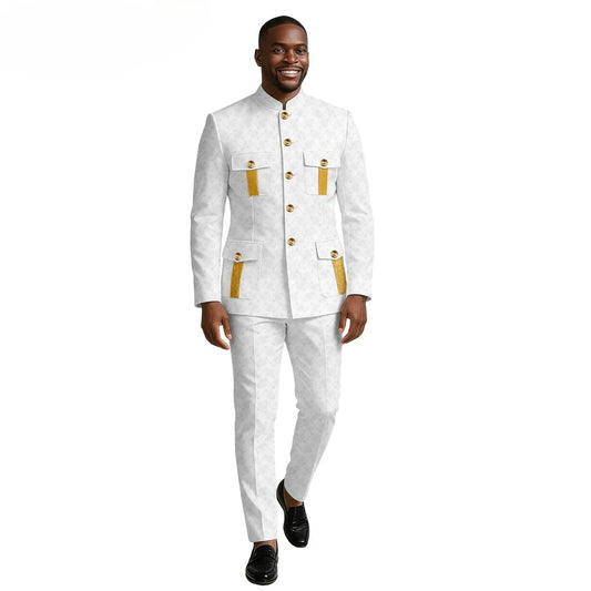 New Men's Suit 2-piece Business Formal Blazer Double-breasted Design Groom Tuxedo for Wedding XS-6XL Outfit