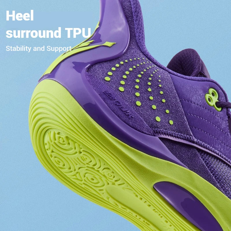 Team Joker Men Basketball Shoes Combat Rebound Anti-slip Wear-resistant CQT-QU!K Stable High-top Sneakers 572511105