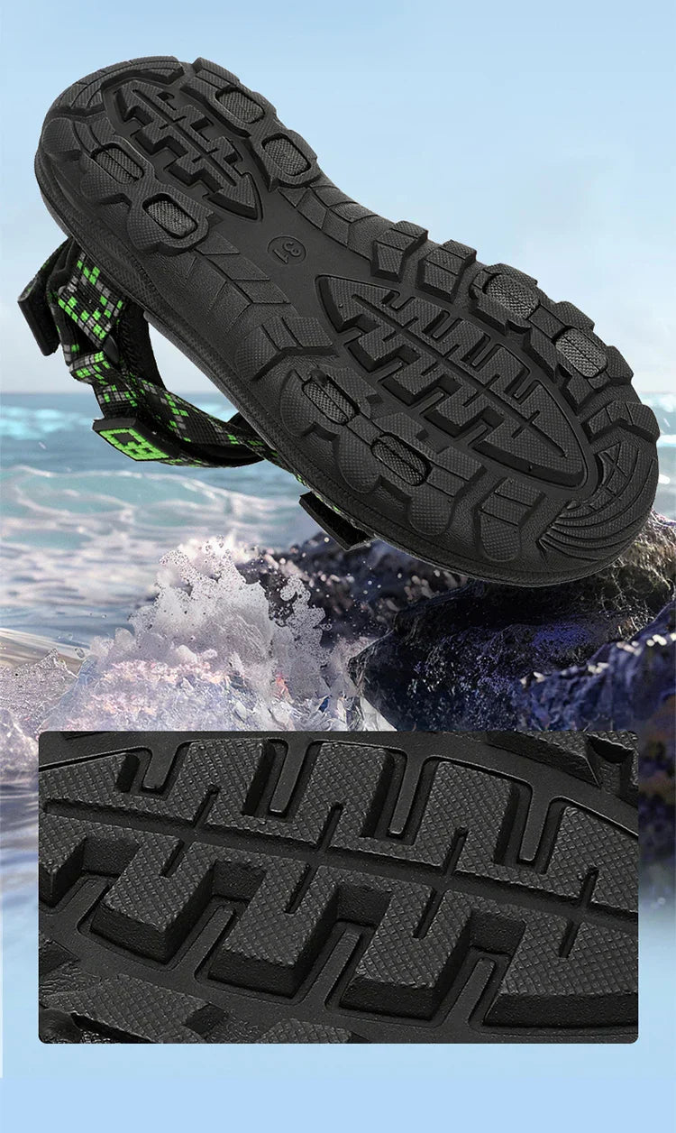 Kids Outdoor Non-Slip Sandals Boys Summer Fashion Beach Shoes Children Breathable Casual Walking Sandials