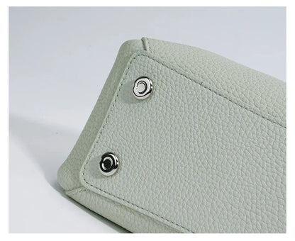 Minimalist Lady Soft Genuine Leather Pillow Crossbody Bag Women's Convertible Shoulder Bags 2026 New Chic Solid Color Handbag