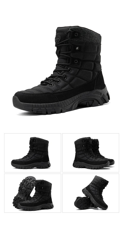 Men's Tactical Boots Ankle Outdoor Hiking Desert Boots Sports Climbing Shoes Military Work Waterproof Work Safety Hunting Shoes