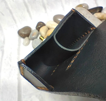 Multifunctional Key Holder Waist Bag Genuine Leather Car Key Case Folding Glasses Belt Pack Men Women 1652cg