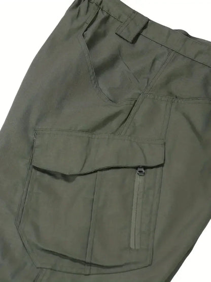 Mens Waterproof Cargo Pants Elastic Multiple Pocket Male Trousers Outdoor Joggers Pant Plus Size Tactical Hiking Pants