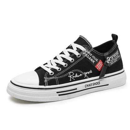Men's plus size casual Canvas shoes summer soft-sole non-slip outdoor walking shoes fashion youth sports board shoes flat shoes