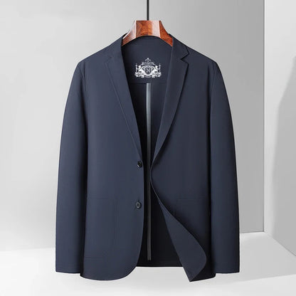 2026 Summer New Men's Blazer Thin Breathable Stretchy Sun Protection Casual Coat Outerwear Tops
