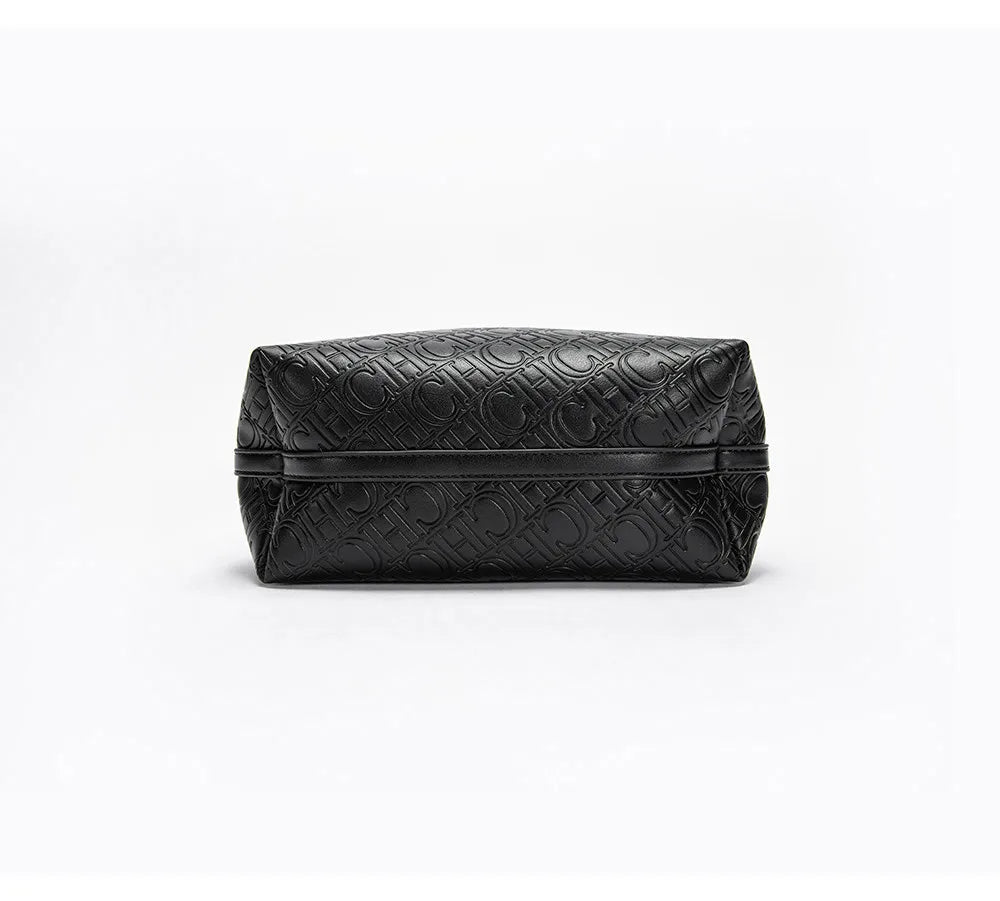 Fashion Brand Women's Handbag Large Capacity Casual Diagonal letter Silver Fox Is PU Leather Shoulder Bag