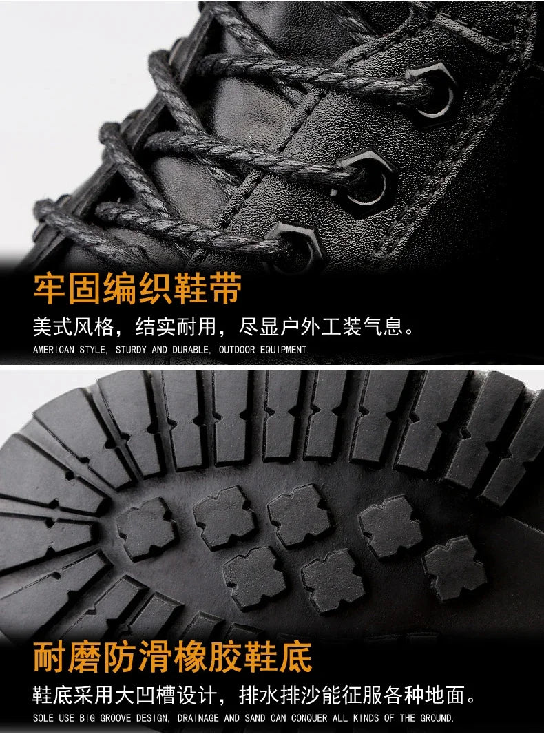 Men Tactical Boots Brand Military Size Ankle Casual Unisex Outdoor Hiking Shoes Male Waterproof Plus Climbing Shoes Size Plus
