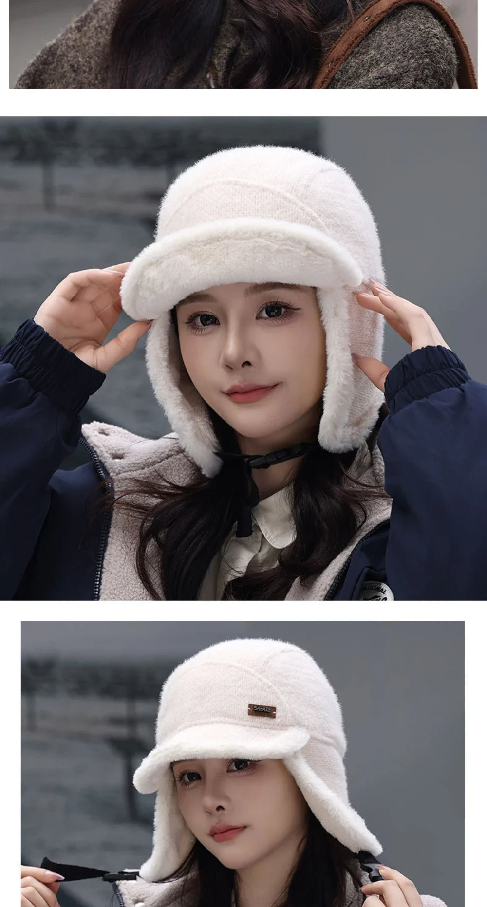 Russian Hat New Thick Warm Winter Htas for Men Women Fleece Lined Riding Hat Male Female Snow Ski Earflap Cap Bomber Hat