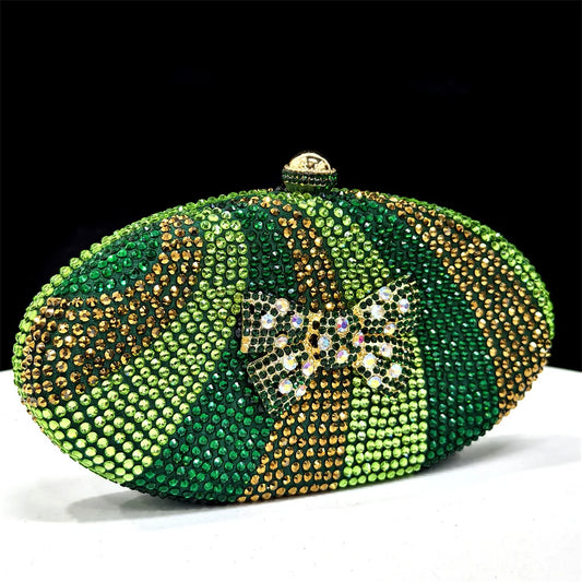 Fashion Women's Rhinestone Handle Bag Top Handle Sparkling Diamond 2025 Evening Wedding Handbag Shoulder Bag