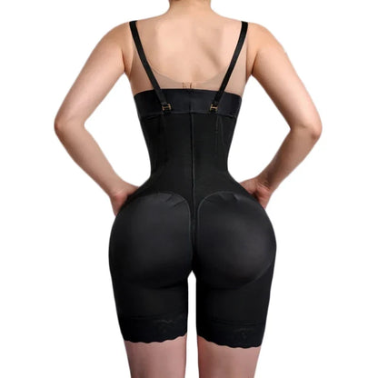 Women's Underwear Double High Compression Hourglass Girdle Waist Trainer Butt Lifter Post-operative Shorts Fajas Colombianas