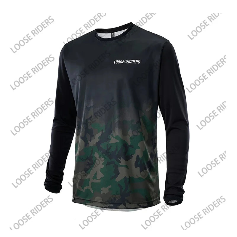 2026 Motocross Jersey Loose Rider Shirt Enduro MTB Downhill Jersey BMX MX Bicycle DH Maillot Ciclismo Hombre Jersey
