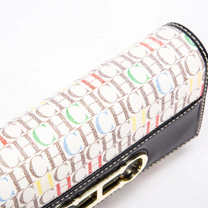 Fashionable Classic Retro Women's New Shoulder Bag PVC Material Business Office Commuter Women's Chain Bag